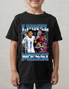Tricou pentru copii - Lionel Messi - Geniul Argentinei - Lionel Messi, Argentina, fotbal copii - Img 2