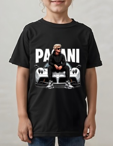 Tricou pentru copii - Pagani Hyper Sport - Exclusivitate și Putere