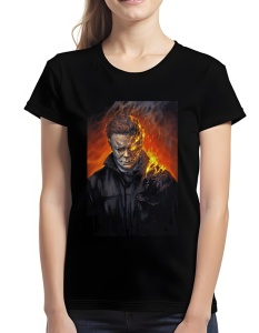 Tricou pentru dama - FIRE HALLOWEEN
