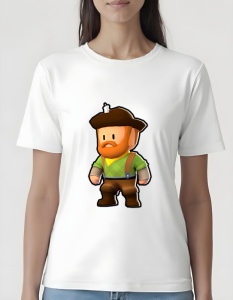 Tricou pentru dama - Stumble Guys - Cowboy