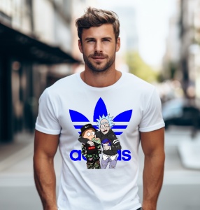 Tricou personalizat pentru barbati cu Rick & Morty