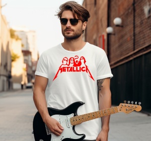 Tricou personalizat pentru barbati Trupa Rock METALLICA logo