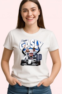 Tricou Pierre Gasly Podium Masina Si Echipa Alfatouri Formula 1, Copii | Dama | Barbat - Img 4