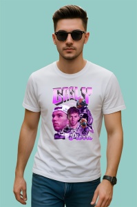 Tricou Pierre Gasly Portret Si Masina Colaj Echipa Alfatouri Formula 1, Copii | Dama | Barbat - Img 2