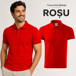 Tricou Polo Bărbat din Bumbac 100%, tip Tommy Casual, Regular Fit, Mărimi S - 3XL, 12 Culori - Img 20