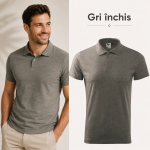Tricou Polo Bărbat Malfini Single J. 202, 100% Bumbac, 180 g/m², Guler Polo 1:1, Finisaj cu Silicon, 22 Culori, Mărimi S–3XL - Img 20