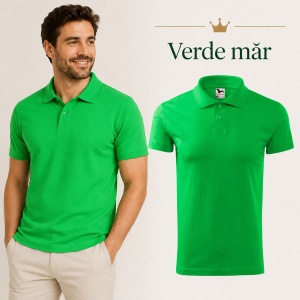 Tricou Polo Bărbat Malfini Single J. 202, 100% Bumbac, 180 g/m², Guler Polo 1:1, Finisaj cu Silicon, 22 Culori, Mărimi S–3XL - Img 30