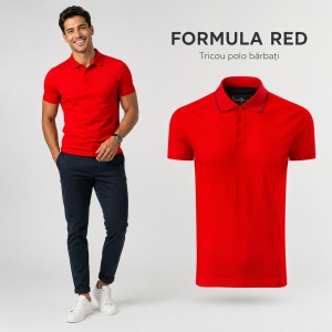 Tricou Polo Bărbați 259 Grand, 100% Bumbac Mercerizat, Guler Polo cu 3 Nasturi, S–3XL, 6 Culori - Img 13