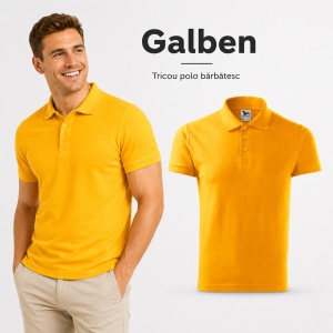 Tricou Polo Bărbați Malfini Cotton 212, 100% Bumbac, 170 g/m², Guler Polo, 16 Culori, Mărimi S-3XL - Img 16