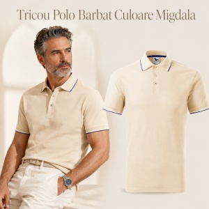 Tricou polo bărbați Malfini Premium, model Focus 232, material plăcut și rezistent, 65% bumbac, 35% poliester, ideal casual și office - Img 15