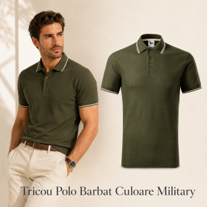 Tricou polo bărbați Malfini Premium, model Focus 232, material plăcut și rezistent, 65% bumbac, 35% poliester, ideal casual și office - Img 24