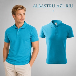Tricou Polo Bărbați simplu, Malfini – Casual Office,Regular Fit, Bumbac 65% 38 Culori, S-5XL - Img 13