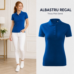 Tricou Polo Damă Malfini Pique Polo Free F10 – 65% Bumbac, 200 g/m², Label Free, XS–2XL - Img 23
