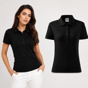 Tricou Polo Damă Slim Fit 100% Bumbac – Casual Office, Guler Polo, XS-2XL | 13 Culori | 216 - Img 11
