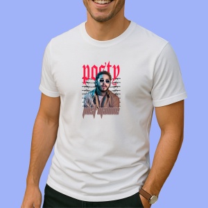 Tricou Post Malone, muzica ELECTRONIC, Dama | Barbat | Copii - Img 2