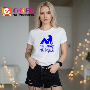 Tricou prietena ta ma insala mesaj ironic, Copii | Dama | Barbat - Img 6
