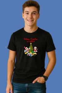 Tricou Primul Craciun Ca Mamica, din bumbac 100% Copii | Dama | Barbat - Img 2