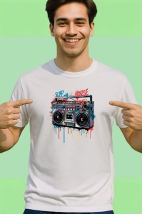 Tricou Rap House Casetofon Urban, Copii | Dama | Barbat - Img 2