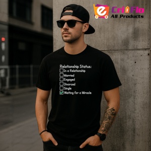 Tricou Relationship Status Funny, din bumbac 100%, tricou negru, Dama | Barbat - Img 4