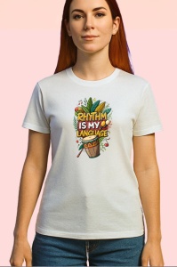 Tricou Rhythm Is My Language Tobe Africane, Copii | Dama | Barbat - Img 4