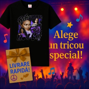 Tricou Rihanna - Bad Gal, muzica Indie Pop, Dama | Barbat | Copii, Culoare Negru - Img 15