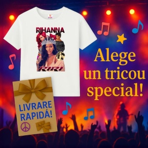 Tricou Rihanna - Galaxy Look, muzica K-pop, Dama | Barbat | Copii - Img 11