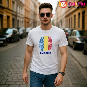 Tricou Romania amprenta tricolor |Colectia Tricouri Romania - Img 3