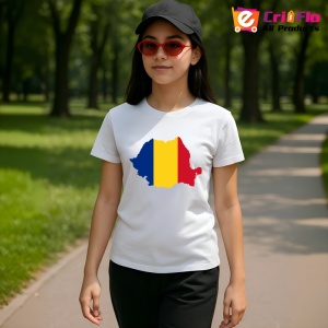 Tricou Romania harta |Colectia Tricouri Romania
