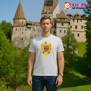 Tricou Romania Stema |Colectia Tricouri Romania - Img 9
