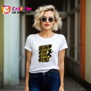 Tricou Run Run Run Run Silueta Galbena, Copii | Dama | Barbat - Img 12