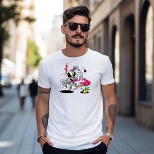 Tricou Scary Bugs Tricou Alb - Copii | Dama | Barbat - Img 9