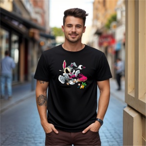 Tricou Scary Bugs Tricou Negru - Copii | Dama | Barbat