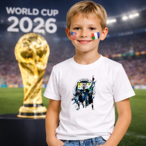 Tricou Scott Mctominay Scotland World Cup Fifa 2026, din bumbac 100%, tricou alb, Copii | Dama | Barbat - Img 5