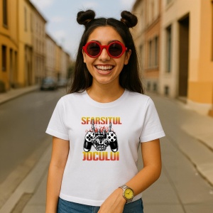 Tricou Sfarsitul jocului - Copii | Dama | Barbat - Img 2