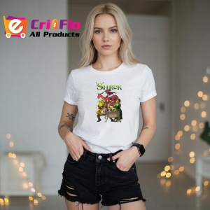 Tricou shrek capcaunul simpatic si prietenii sai in povesti amuzante, Copii | Dama | Barbat - Img 10