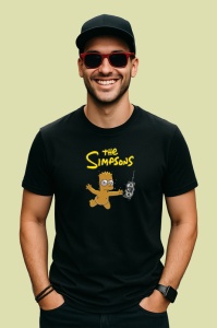Tricou Simpson bart ca bebelus parodie dupa coperta nevermind, Copii | Dama | Barbat , tricou negru - Img 4