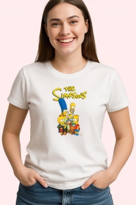 Tricou simpson familia galbena din springfield in diferite ipostaze comice, Copii | Dama | Barbat - Img 3