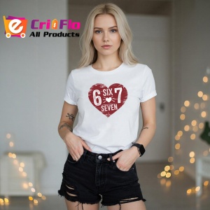 Tricou SIX SEVEN 67 Inima Lemn Vintage, din bumbac 100%, tricou alb, Copii | Dama | Barbat - Img 3