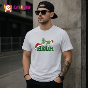 Tricou SIX SEVEN 67 Mana Verde Bruh, din bumbac 100%, tricou alb, Copii | Dama | Barbat - Img 2