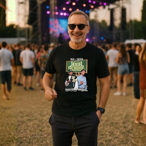 Tricou Snoop Dogg & Wiz Khalifa - Mac and Devin Go to High School, muzica (Comedie / Rap ironic), Dama | Barbat | Copii, Culoare Negru - Img 9
