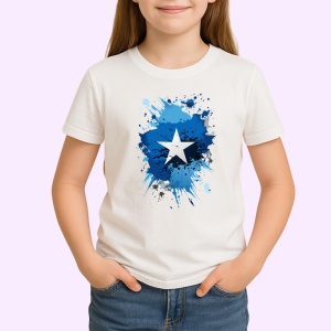 Tricou Somalia Steag Splash Art, Copii | Dama | Barbat - Img 2