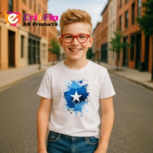 Tricou Somalia Steag Splash Art, Copii | Dama | Barbat - Img 7