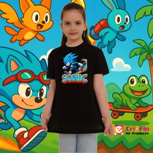 Tricou Sonic - Energia Ghetii Copii | Dama | Barbat - Img 4