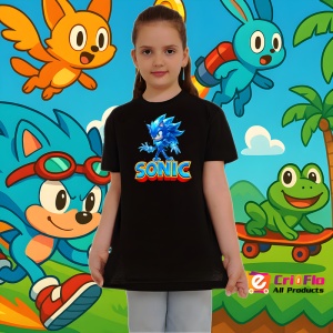 Tricou Sonic - Forma de Gheata Copii | Dama | Barbat - Img 4