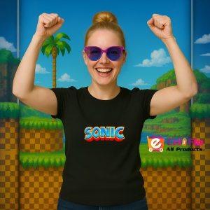 Tricou Sonic PNG Bilal Copii | Dama | Barbat - Img 11