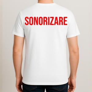 Tricou SONORIZARE, Personalizat | Unisex Dama si Barbat