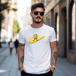 Tricou Sponge Bob Happy Ner Tricou Alb - Copii | Dama | Barbat - Img 9