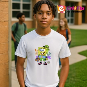 Tricou SpongeBob Skate Fresh Hype Energy Copii | Dama | Barbat Barbat - Img 15