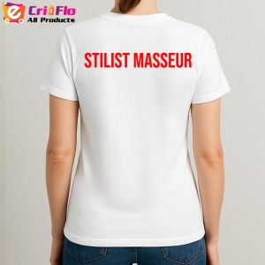 Tricou STILIST MASSEUR, Personalizat | Unisex Dama si Barbat - Img 3