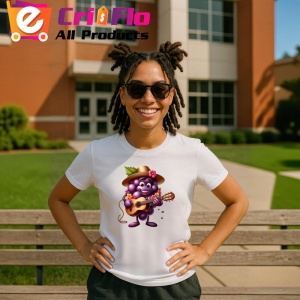 Tricou Strugure amuzant de vara cantaret, Fructe, Copii | Dama - Img 11